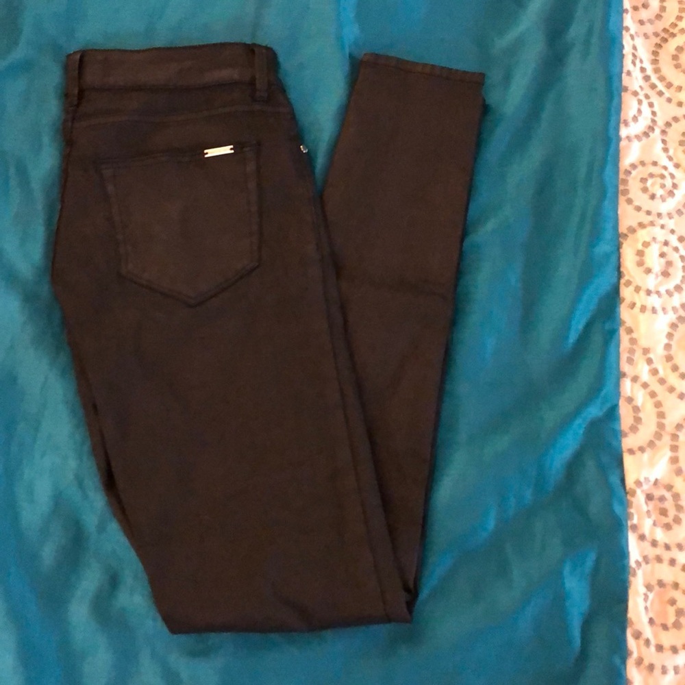 MNG Denim & Tees, Waxed Belle Skinny Jeans